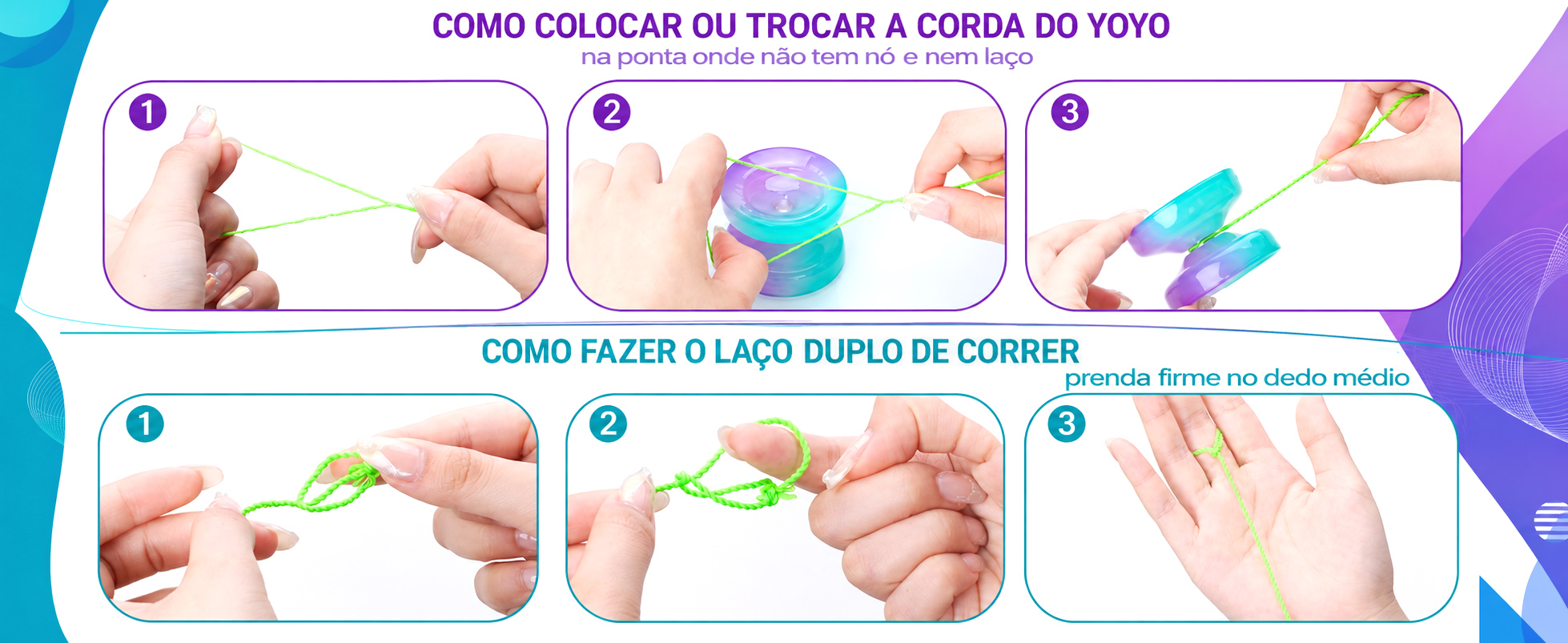 Como colocar ou trocar a corda do ioiô
